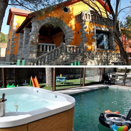 Casa Rural Mansion Adela Con Piscina Y Jacuzzi Collado Mediano المظهر الخارجي الصورة